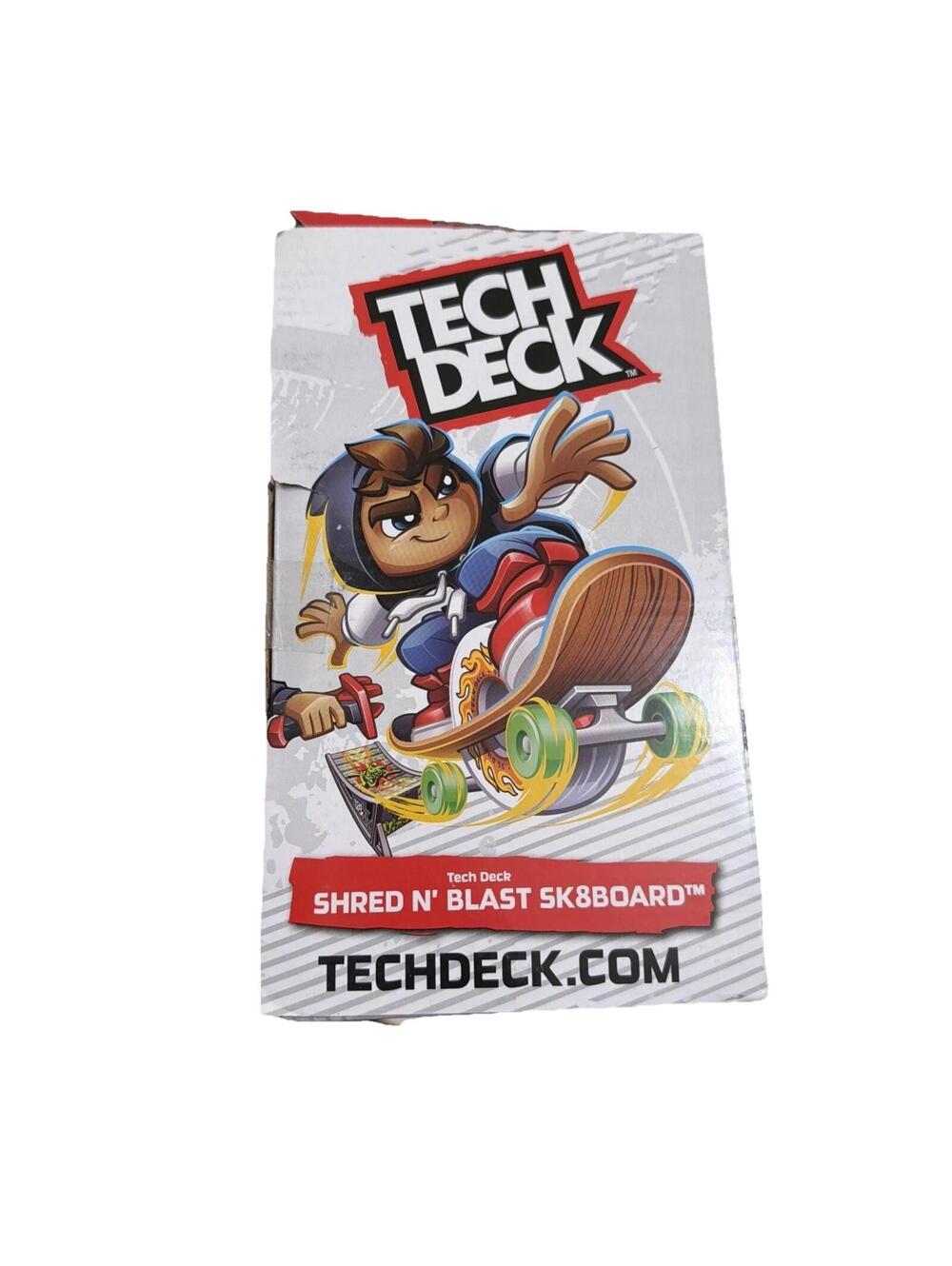 TECH DECK Shred N' Blast Sk8board, Motorized Finger Skateboard To